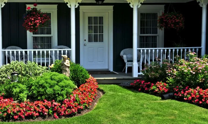 A beautiful yard after spring cleanup services