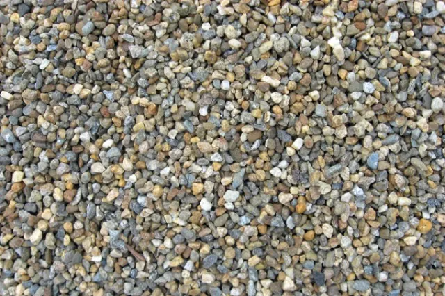 Close up of 3/8" pea stone