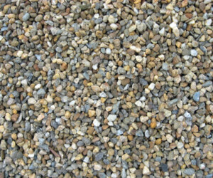 Close up of 3/8" pea stone