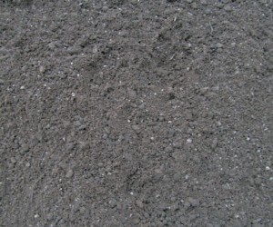 Closeup of screened loam