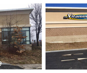 Vitamin Shoppe before and after landscape photos