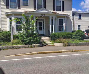 House "before" landscaping
