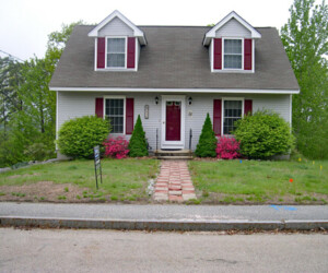 House landscaping before